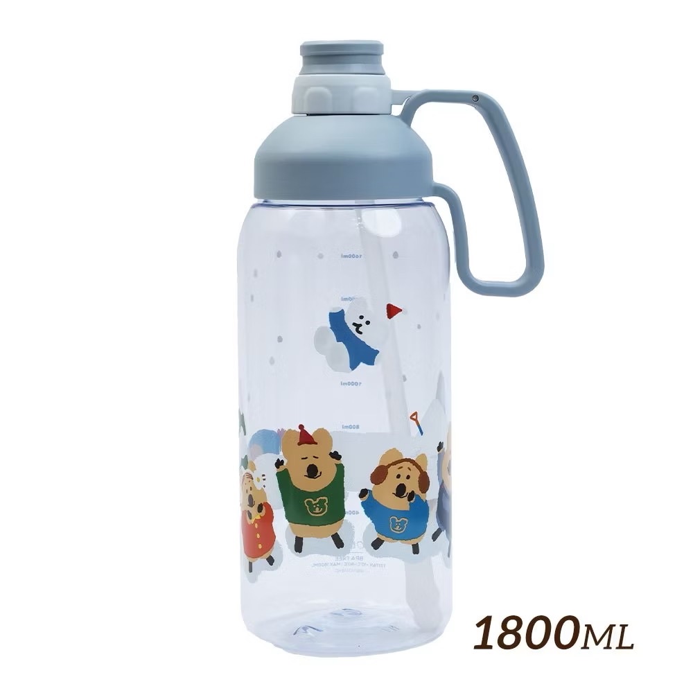 HOUSUXI舒希 DINOTAENG 冬季系列-大容量水瓶1800ml