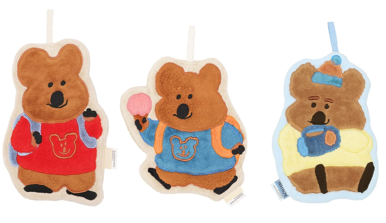 HOUSUXI舒希 熱銷🔥DINOTAENG校園系列 冬季系列 加厚珊瑚絨擦手巾