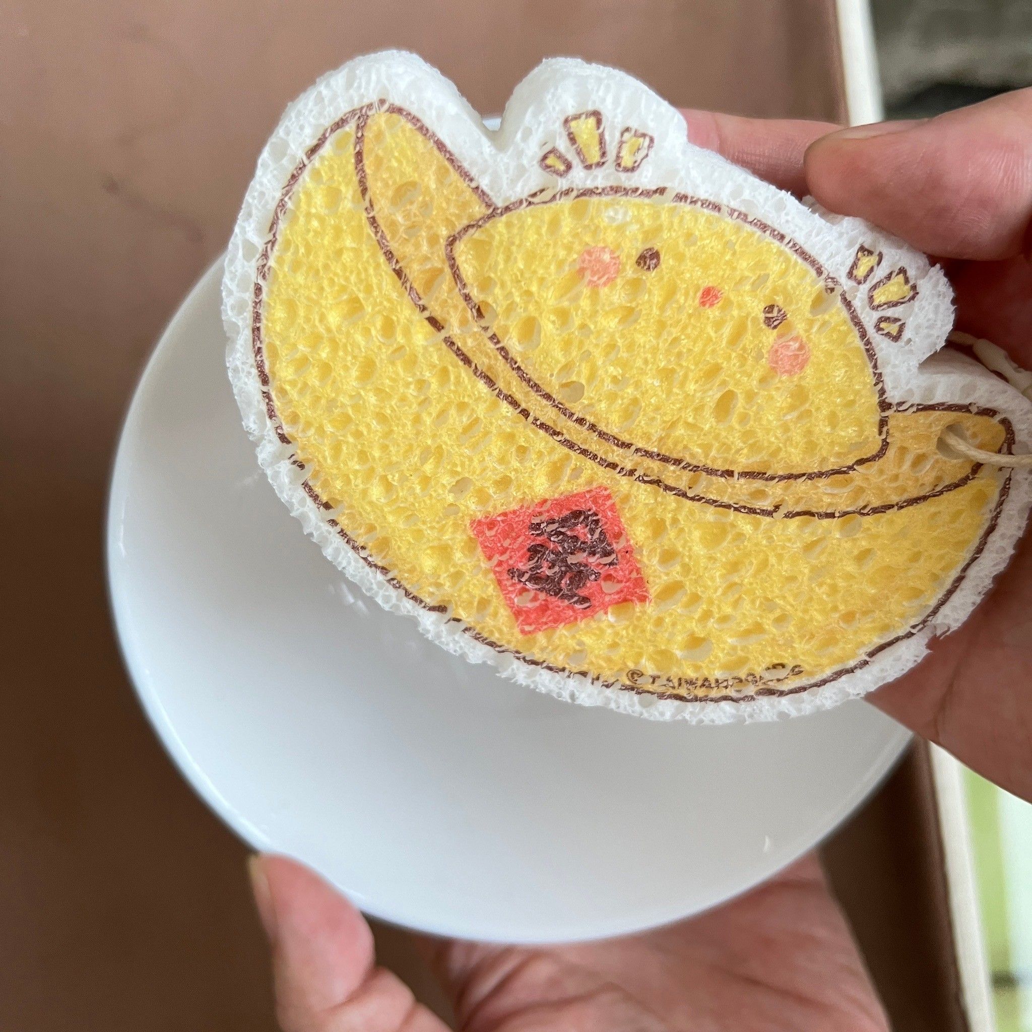 《洗金Ａ》《符水印》《免洗金牌》《代天洗碗》木漿海綿－共4款