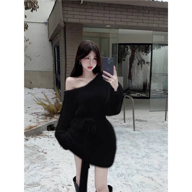 時髦大女主柔感衣+腰繩