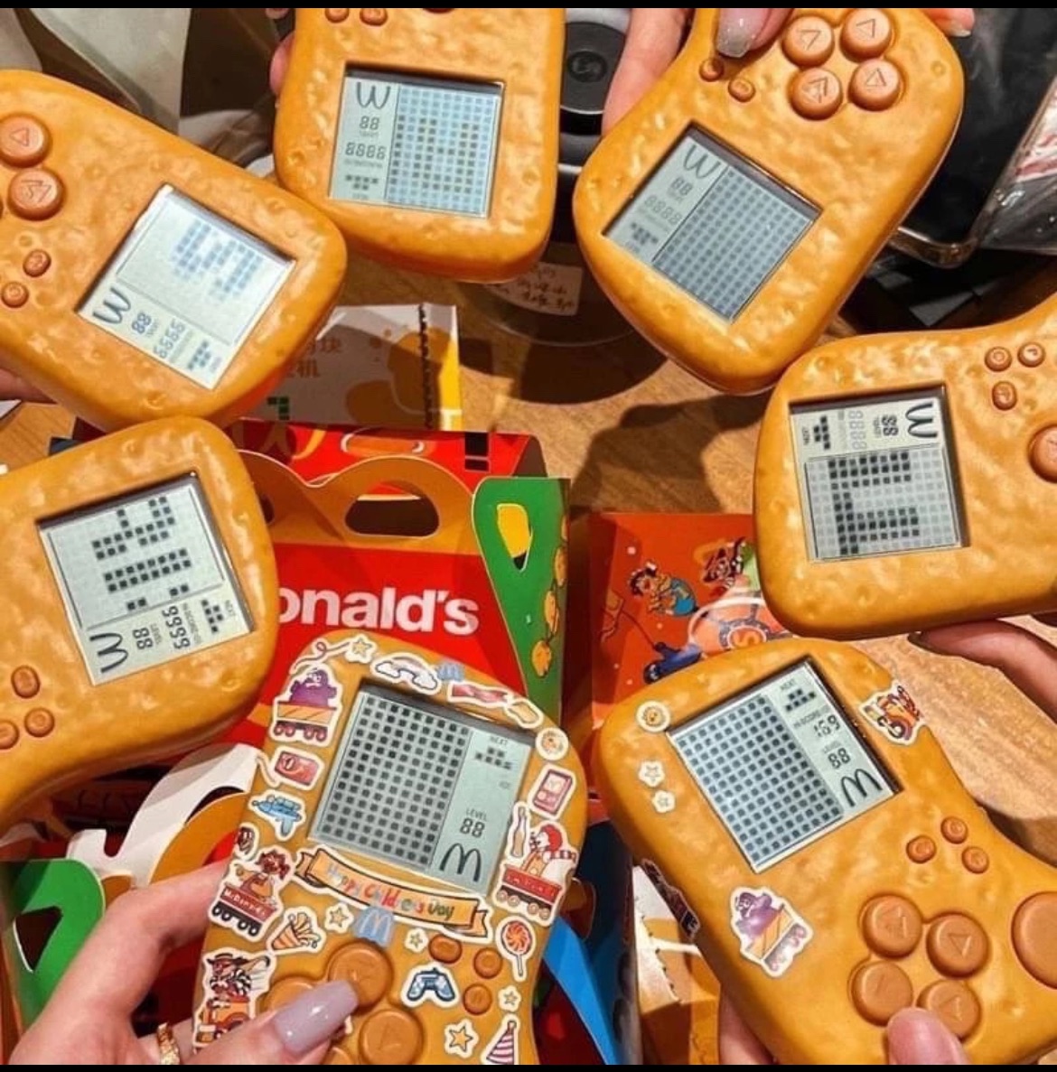 🌟［快速出貨］ 麥當勞雞塊俄羅斯方塊遊戲機