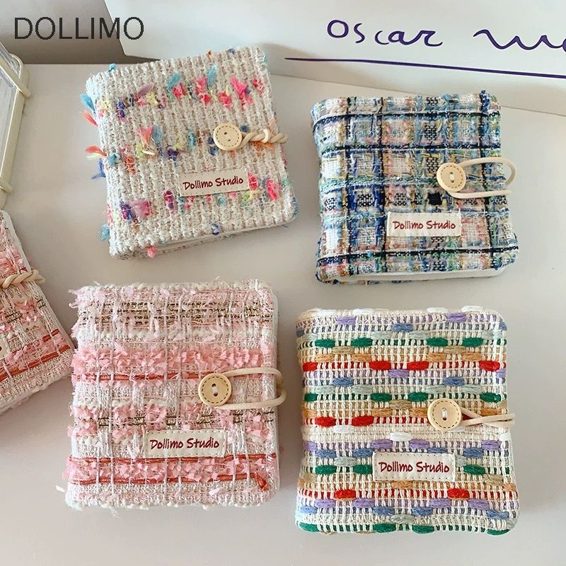 小香風彩色編織清新可愛三寸 一宮格活頁卡冊