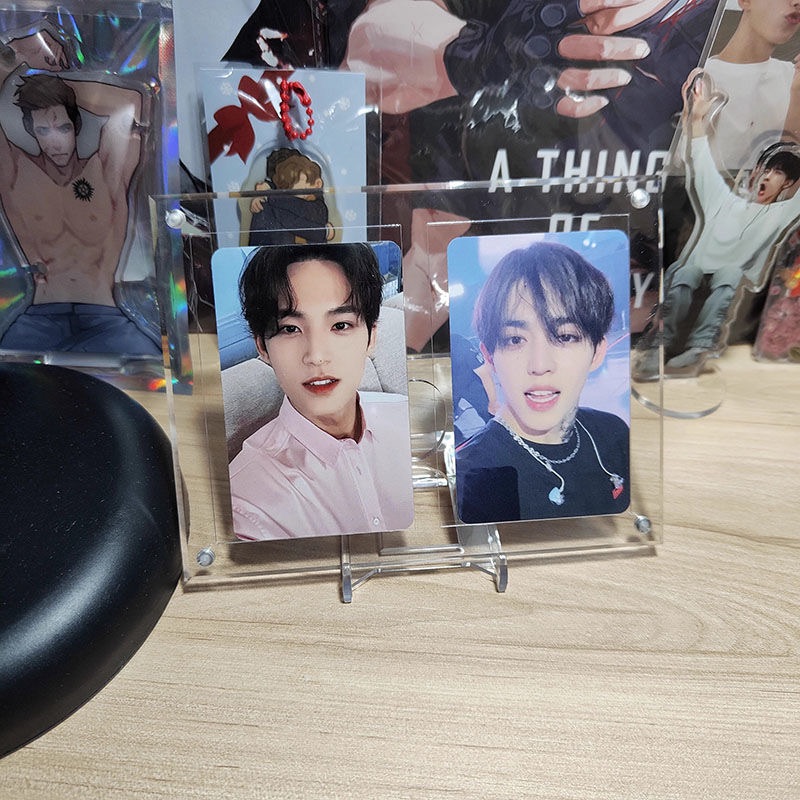 雙凹槽卡磚小卡 卡磚亞克力不壓卡防護型