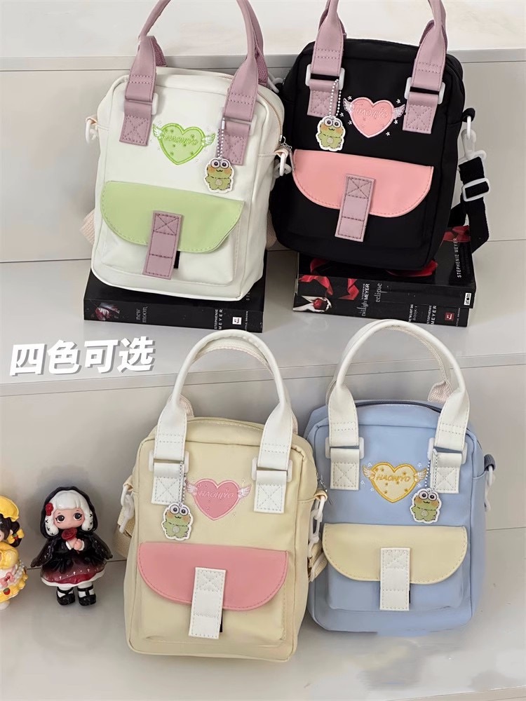 手提斜挎包兩面背透明小包包