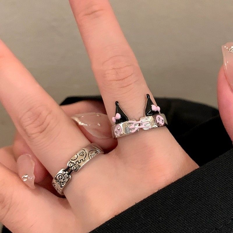 庫洛米巴庫可愛甜酷風戒指