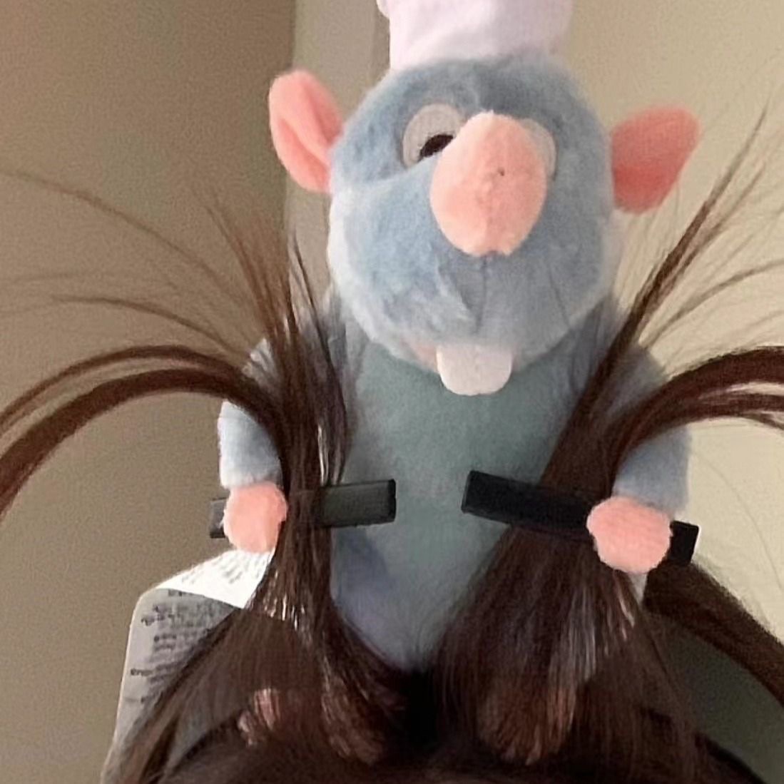 搞怪發箍缺牙巴棉花娃娃可愛自制趣味小公仔發夾夾子頭飾新奇少女