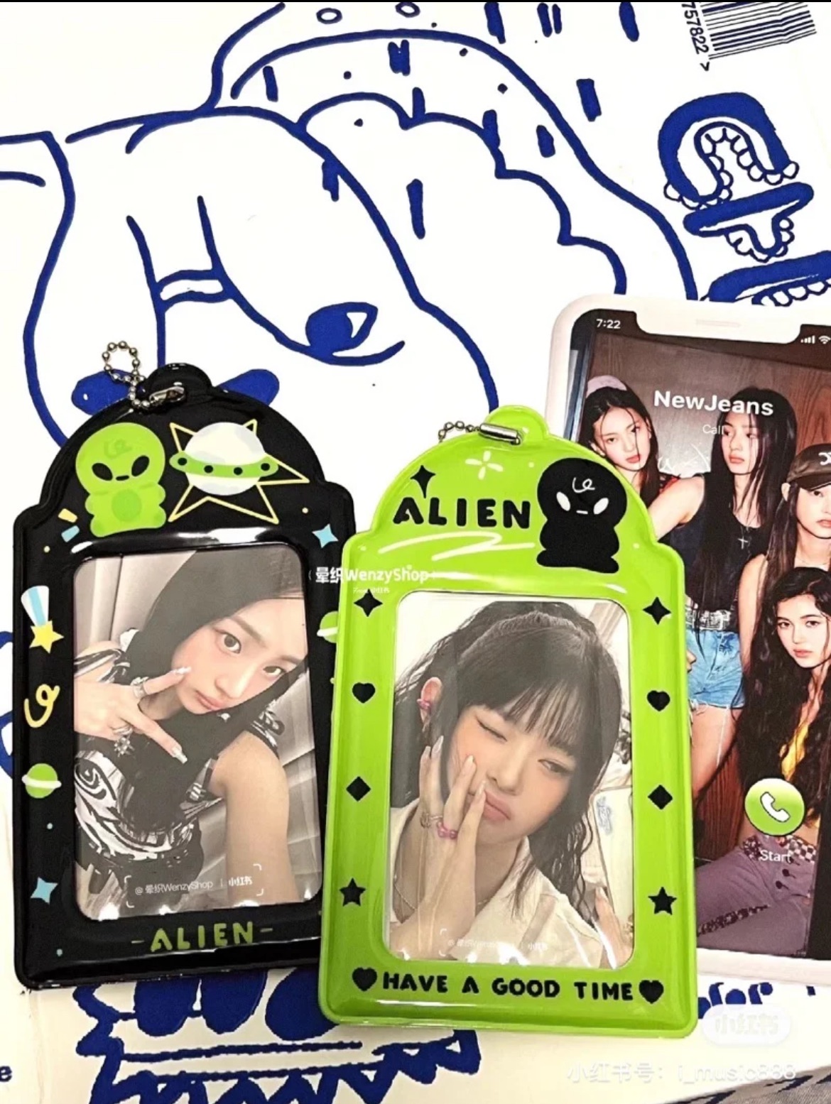 外星人寶寶pvc卡套🖤💚🖤