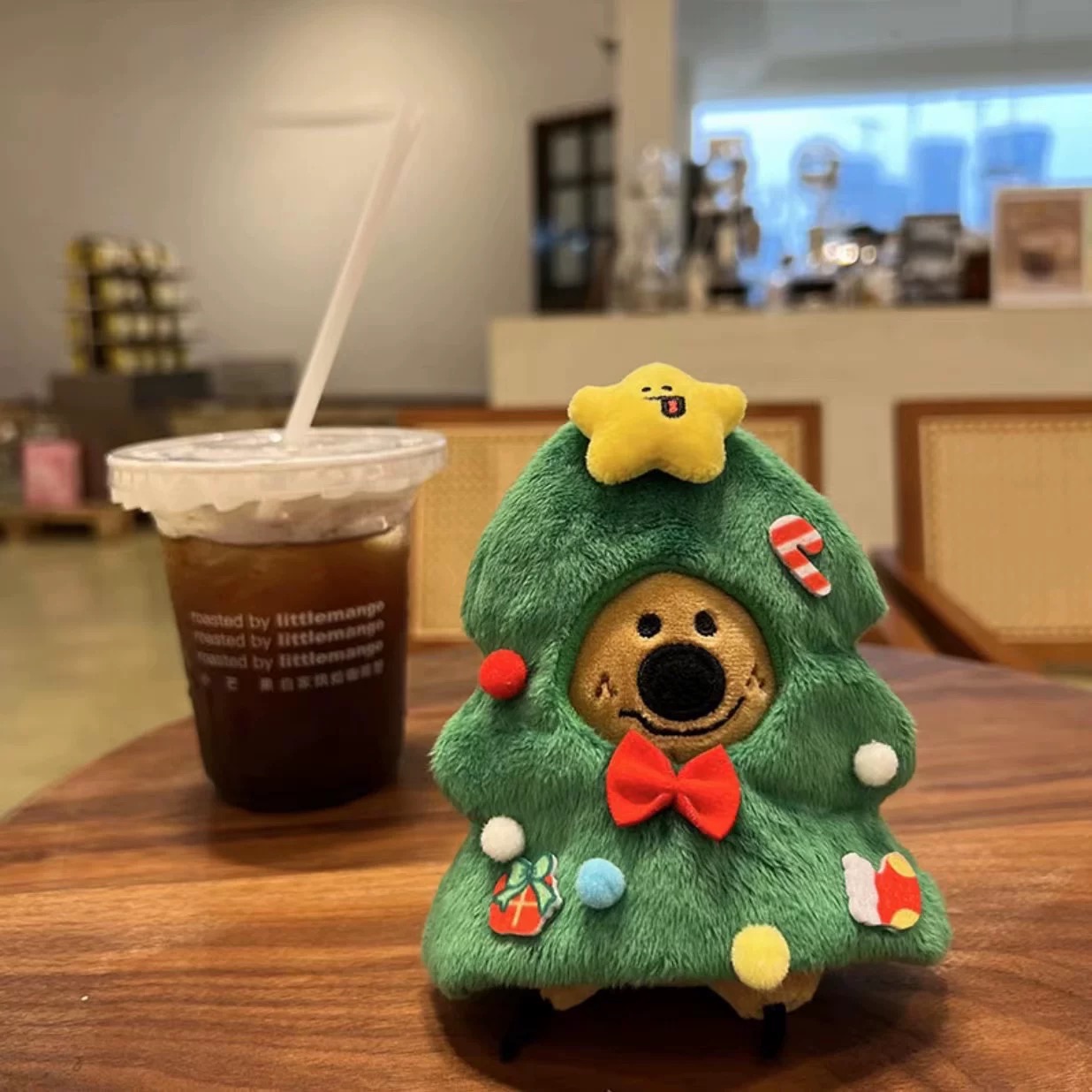 可愛10cm小號毛絨玩偶聖誕衣服🎄