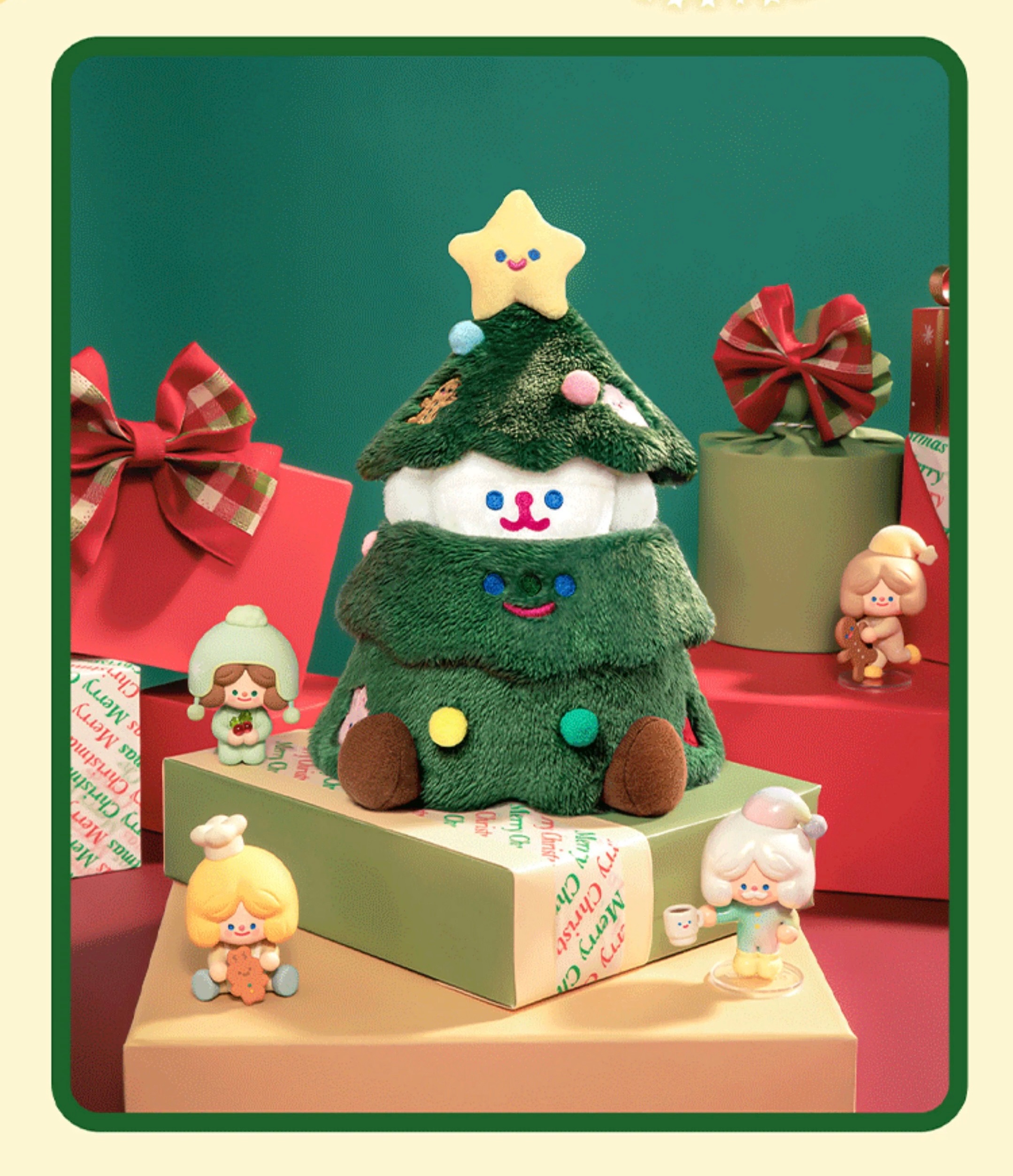 點亮聖誕驚喜可愛聖誕樹玩偶擺飾🫧🎅🏼🎄