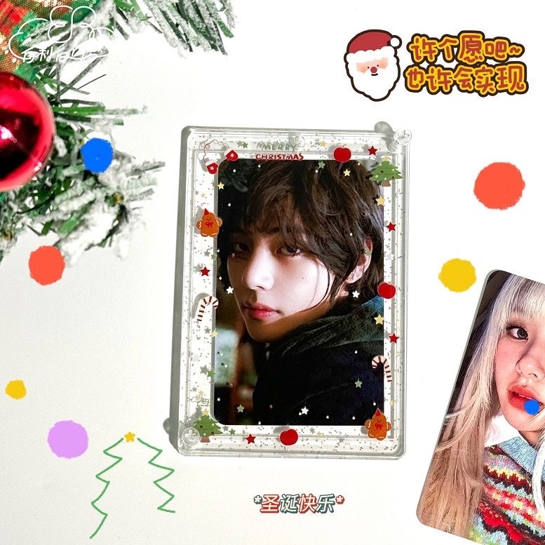 聖誕節壓克力卡套3.5寸💕