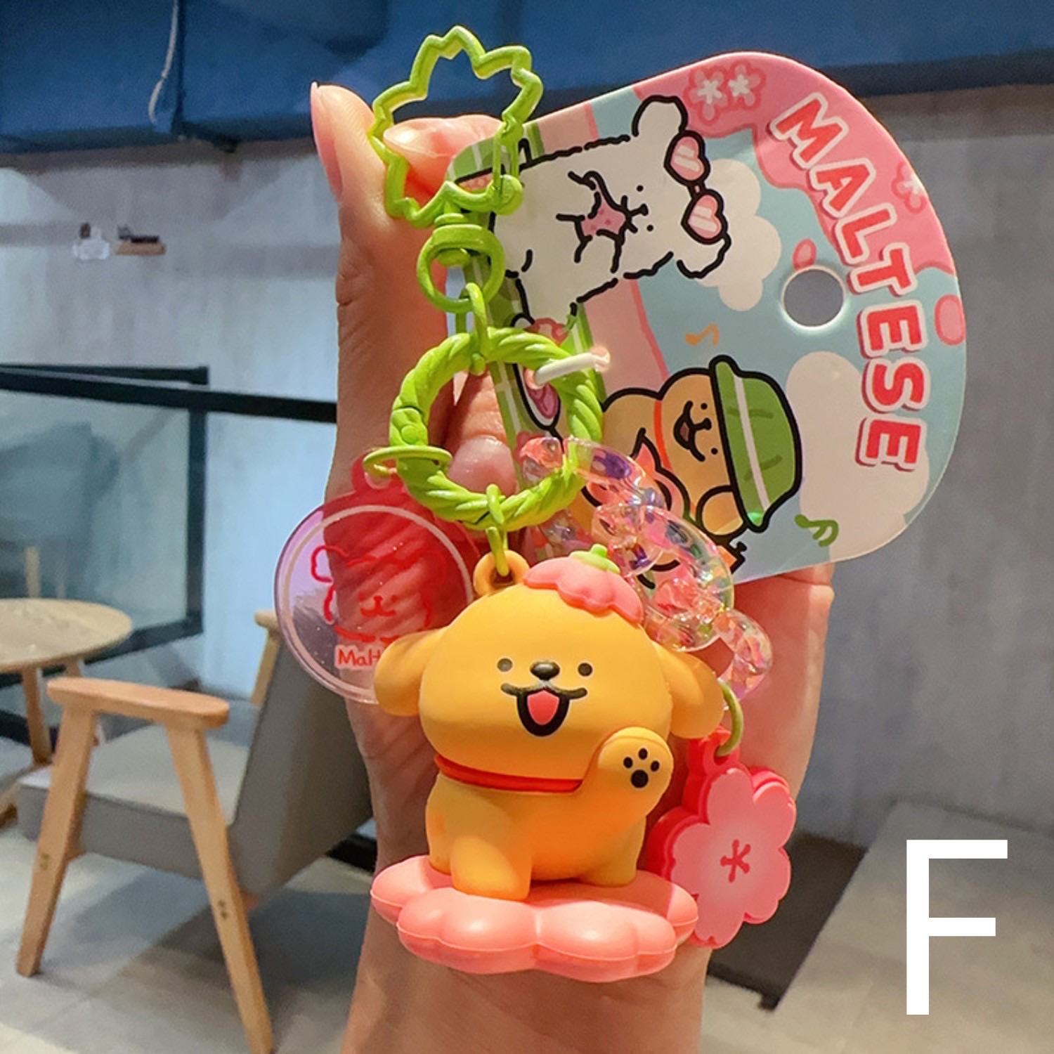 線條小狗各種系列吊飾