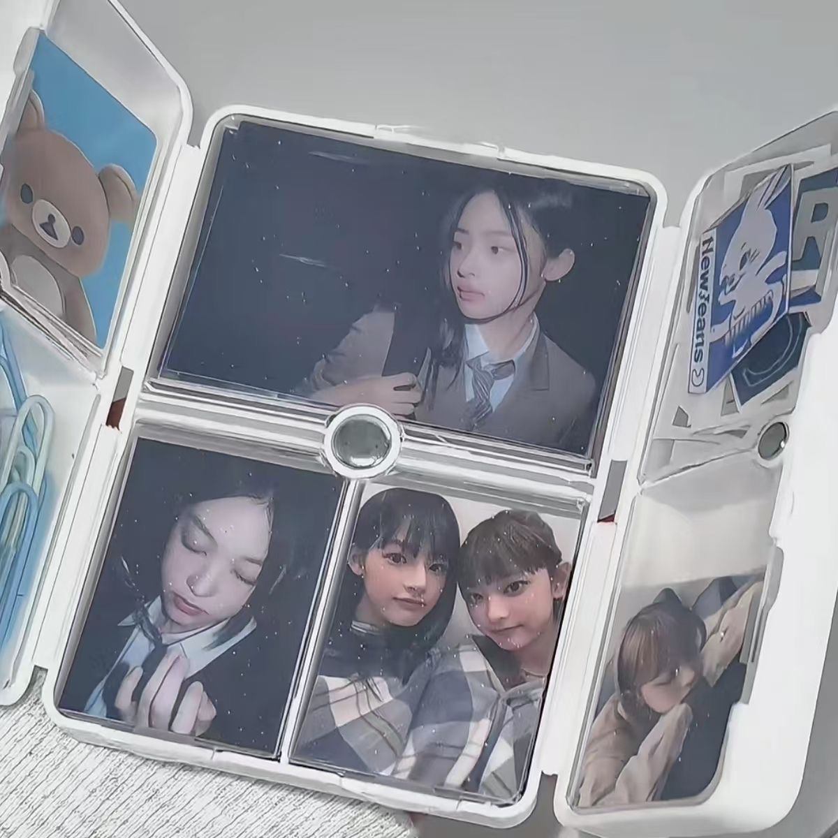 可愛折疊磁吸收納盒😝