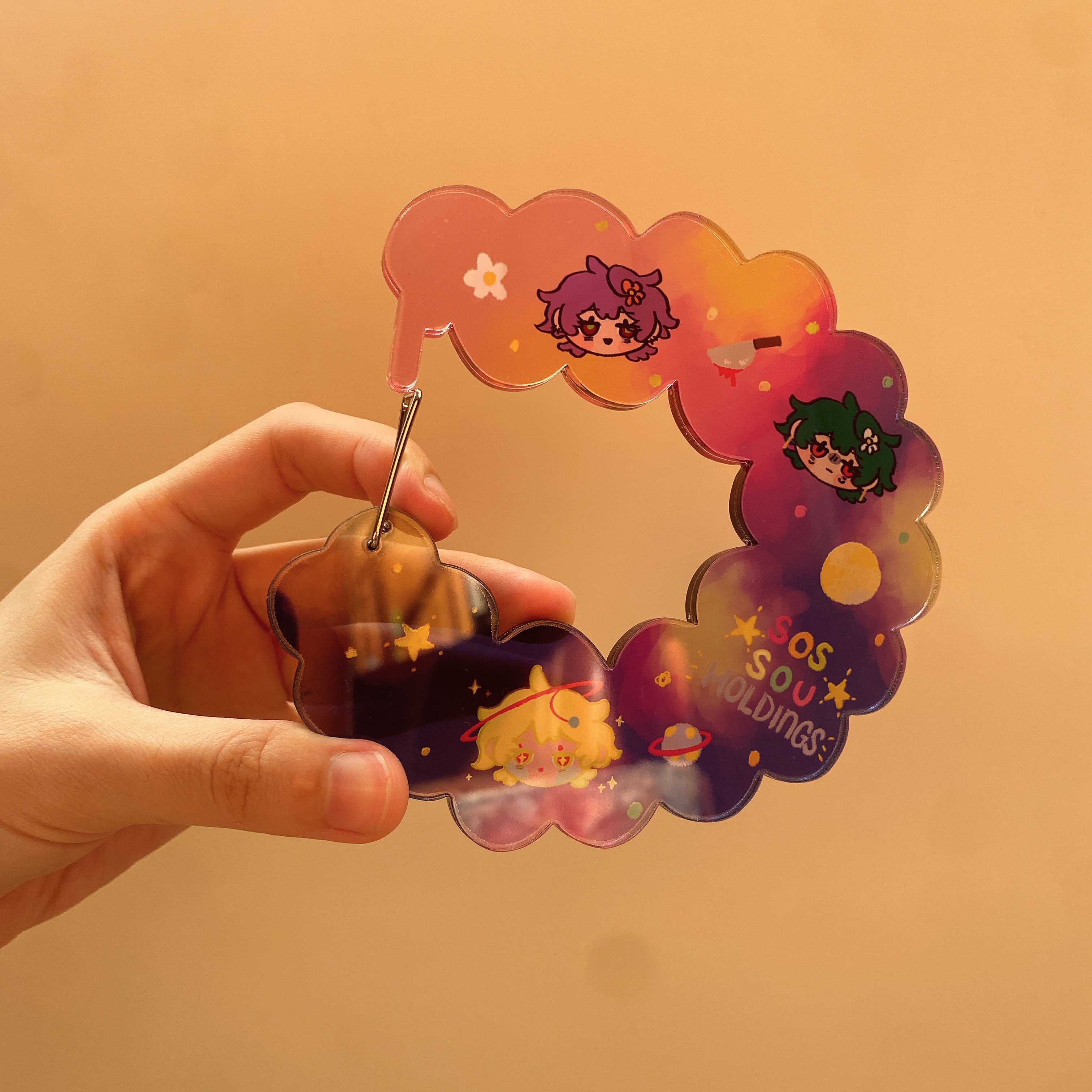 阿草甜甜圈扣子
