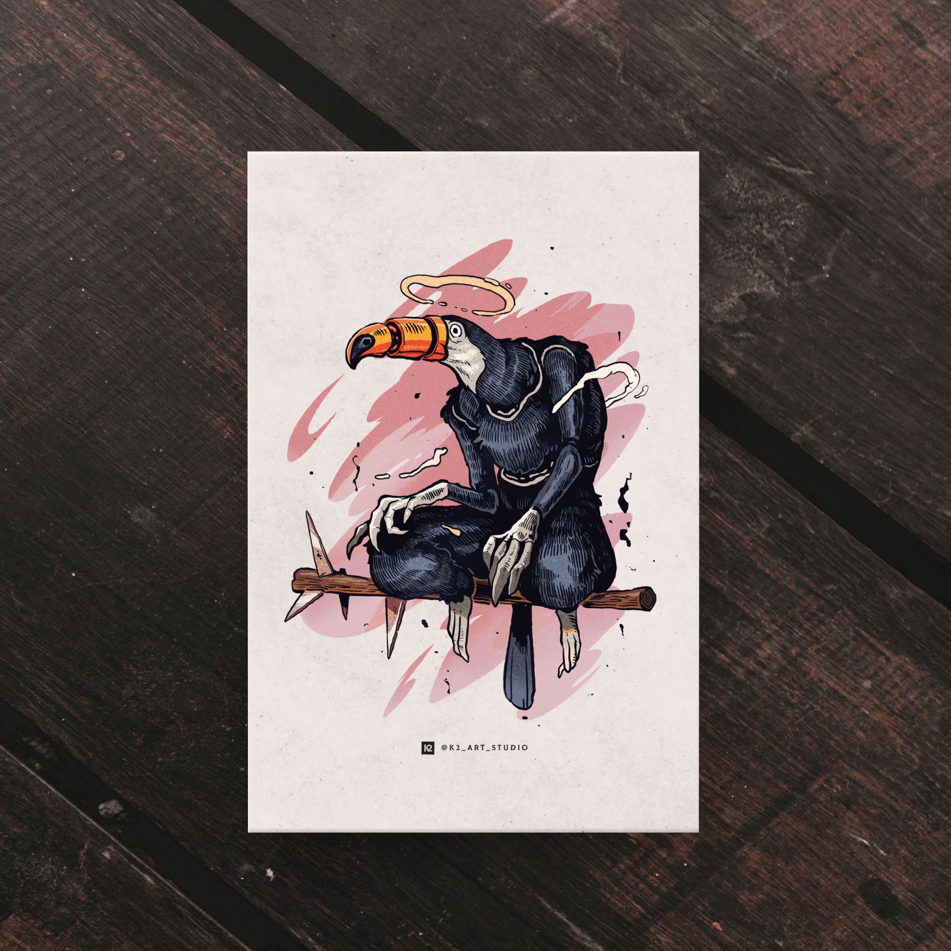 （預購） 《怪獸三十》角色插畫明信片- 巨嘴靈