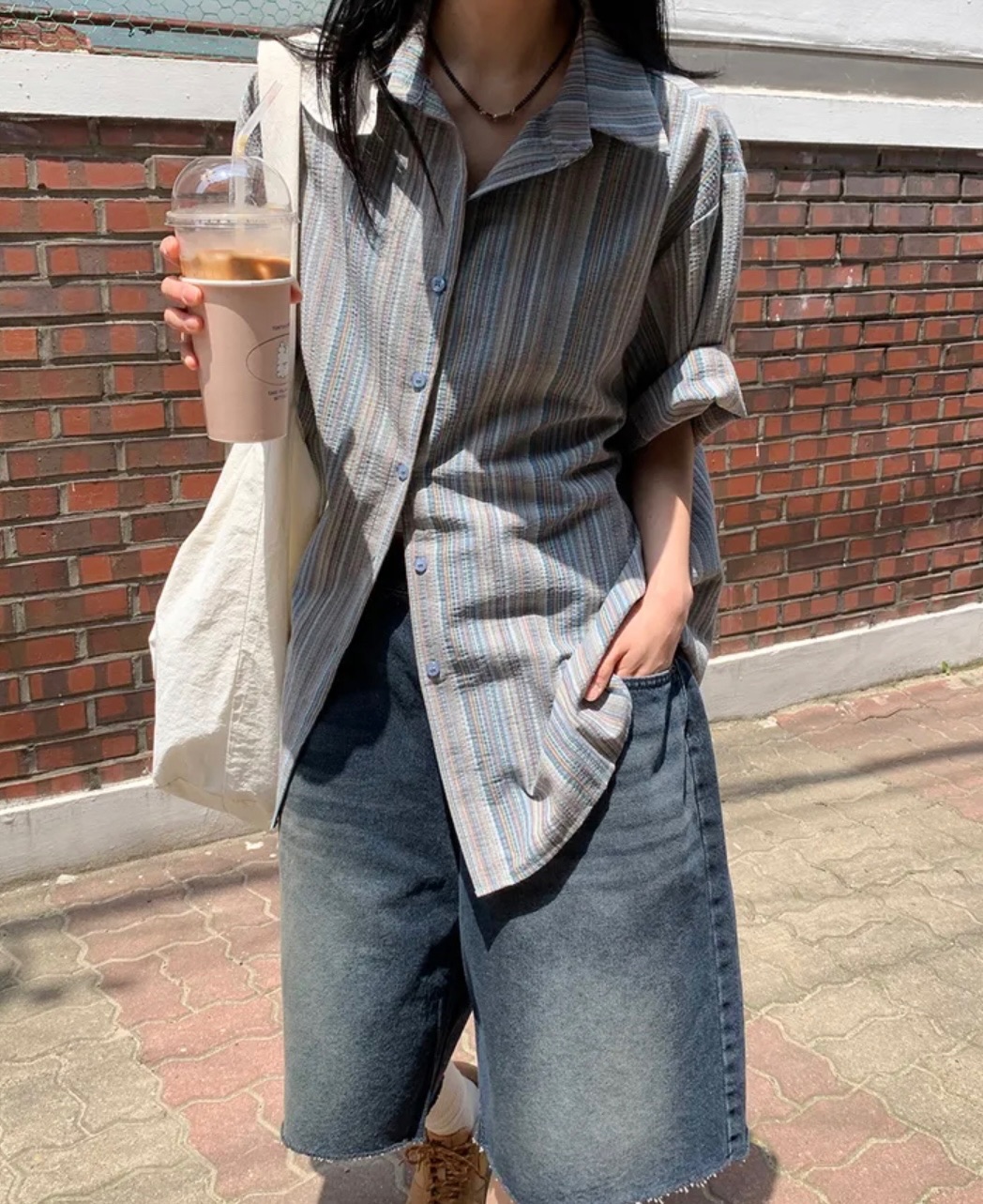 🇰🇷DAILYJOU overfit stripe shirts 3 colors