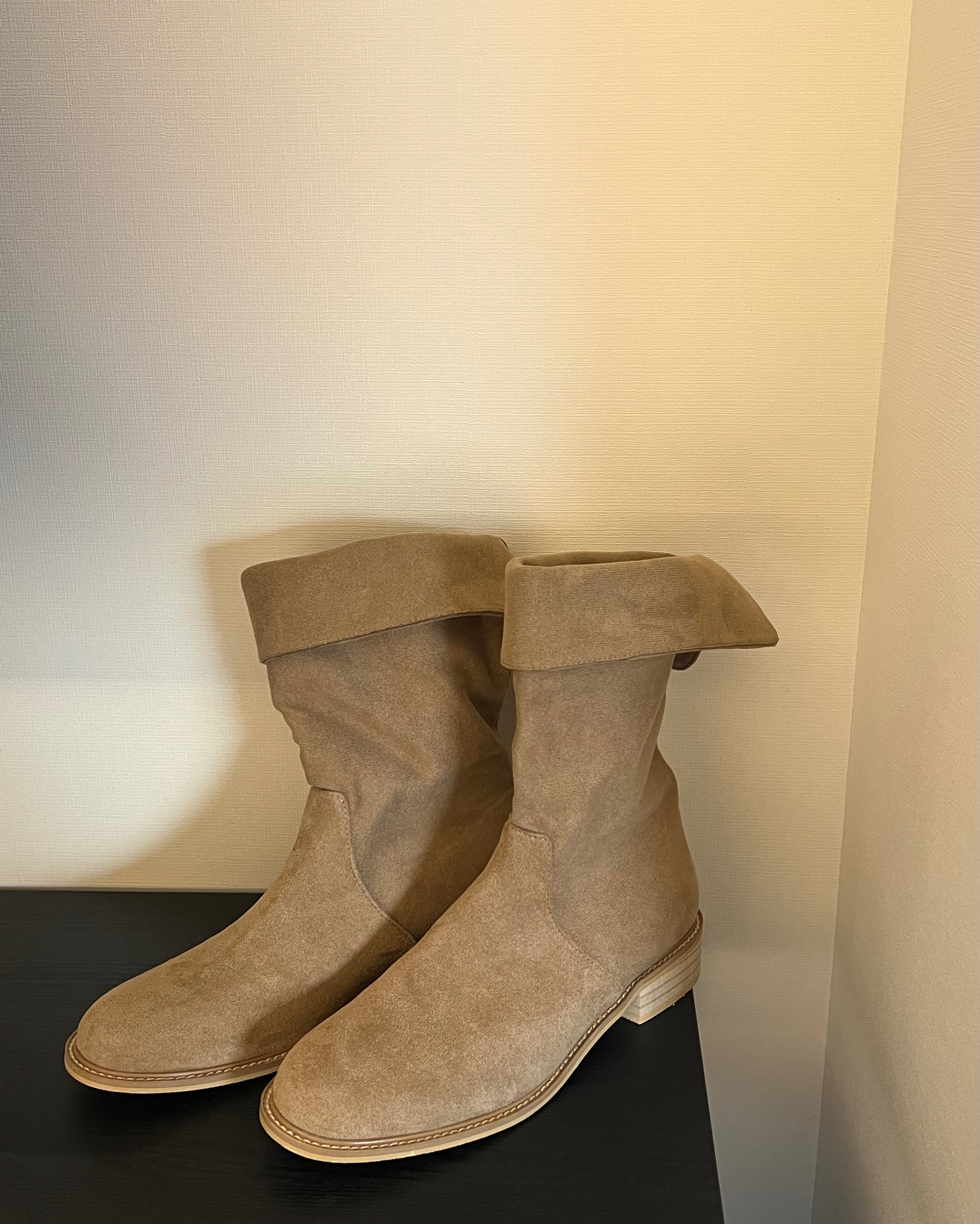 Lazystore 出走吧！可反折的好走靴 中長靴