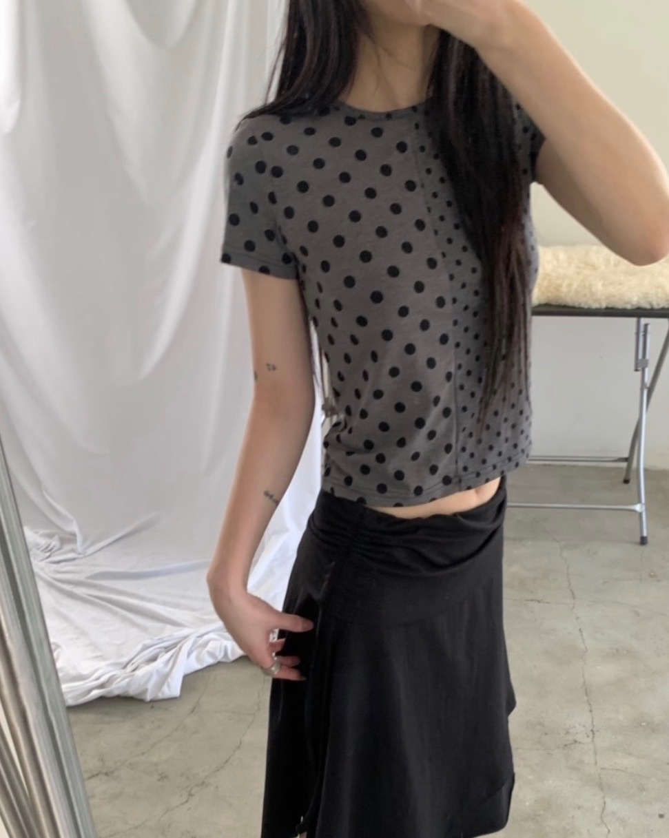 🇰🇷不規則圓點短袖
