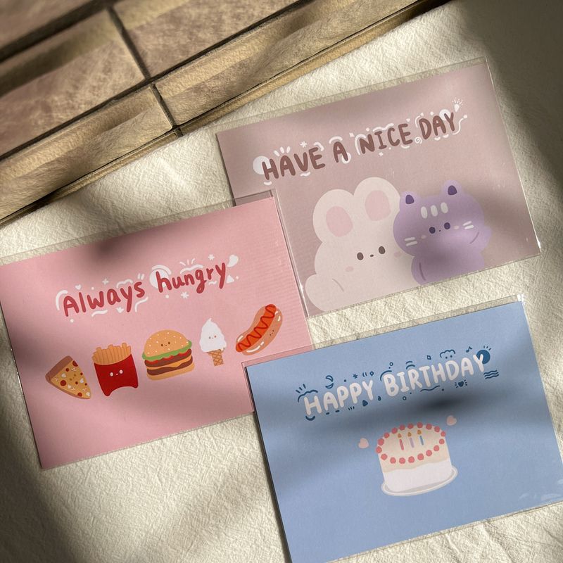 咪兔派對♡ 雙面明信片｜明信片．卡片 — mituparty