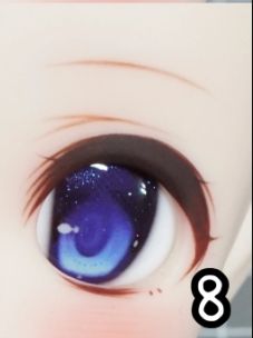 奶凍布丁 BJD 娃用水貼眼