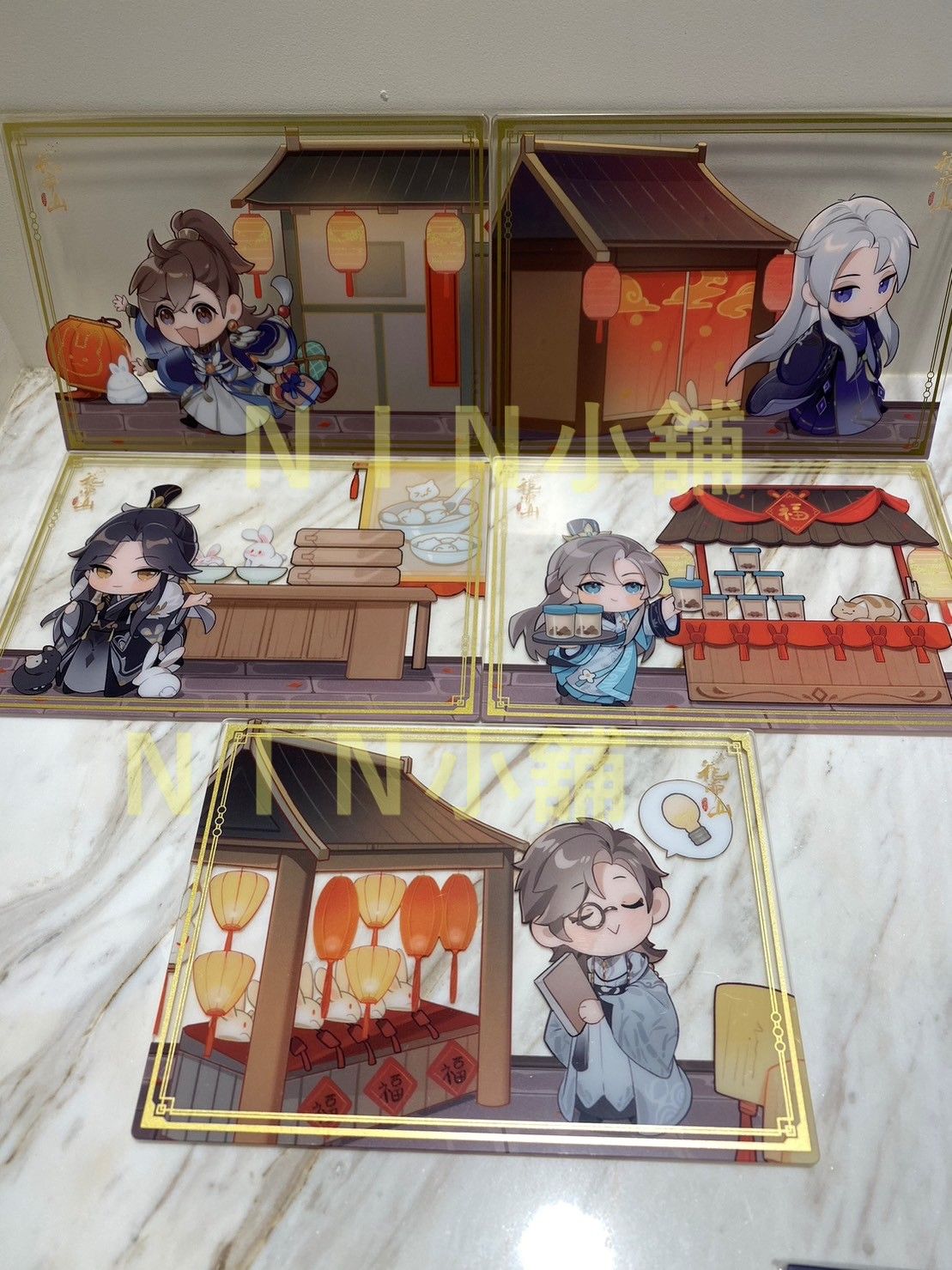 NIN✨【花亦山心之月】（全新現貨）﹝元夢花宵─透卡﹞季元啟／宣望鈞／凌晏如／玉澤／文司宥