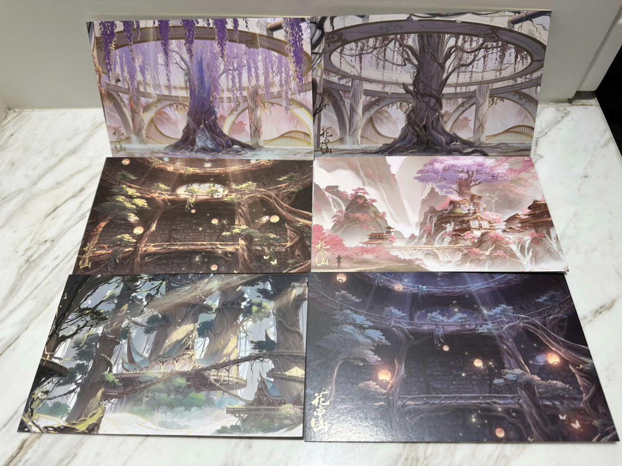 NIN✨【花亦山心之月】（全新現貨）幻景志﹝片羽空花─收藏卡套組﹞、季元啟、花忱