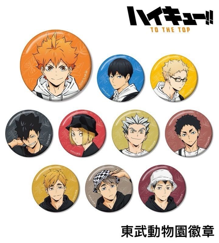 |現貨| 排少 排球少年 東武動物園 徽章 盲抽