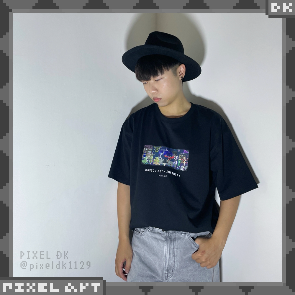 歌曲人物具現『畫』- 結局紀念T恤｜重磅落肩T恤｜ 6/3 前限時特價中