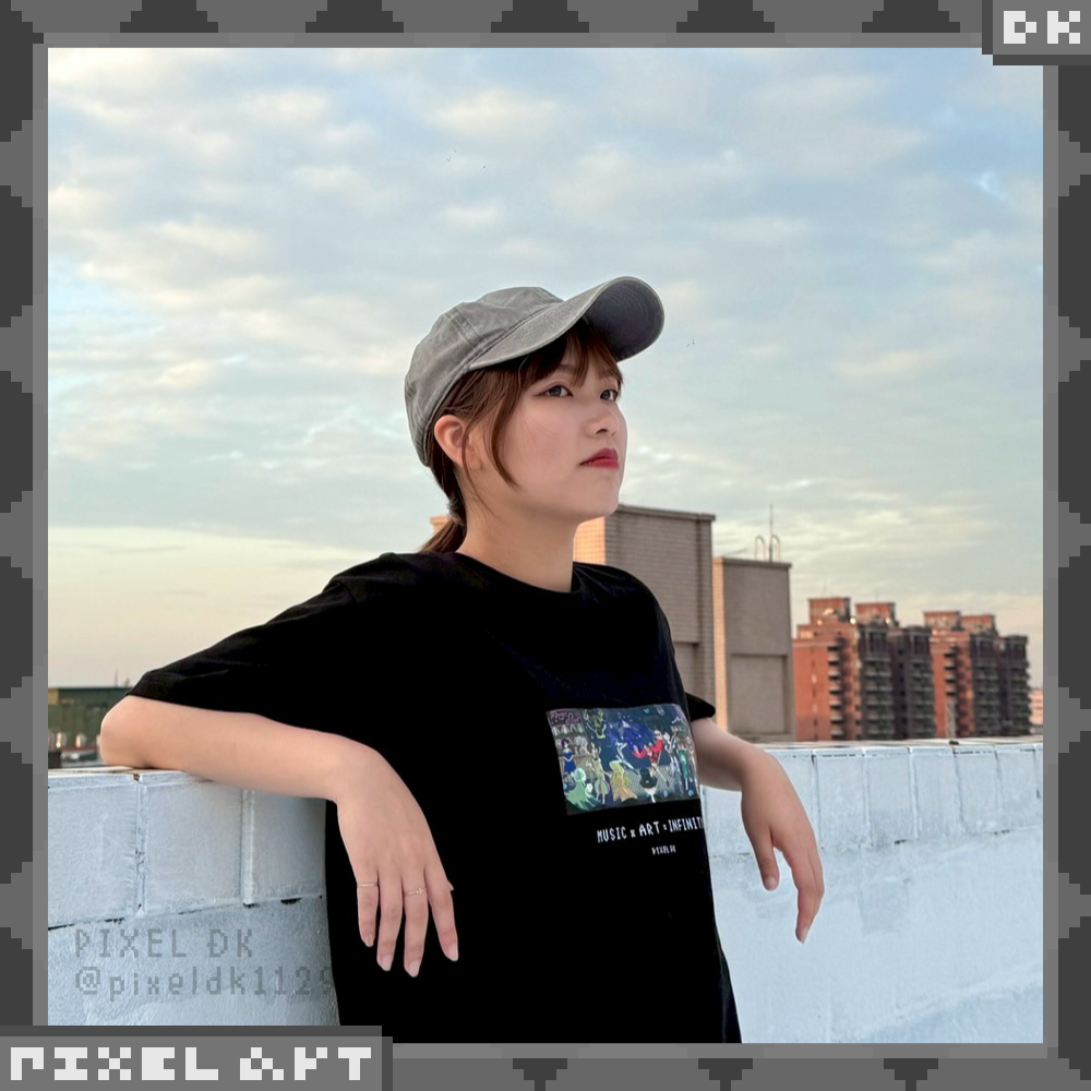 歌曲人物具現『畫』- 結局紀念T恤｜重磅落肩T恤