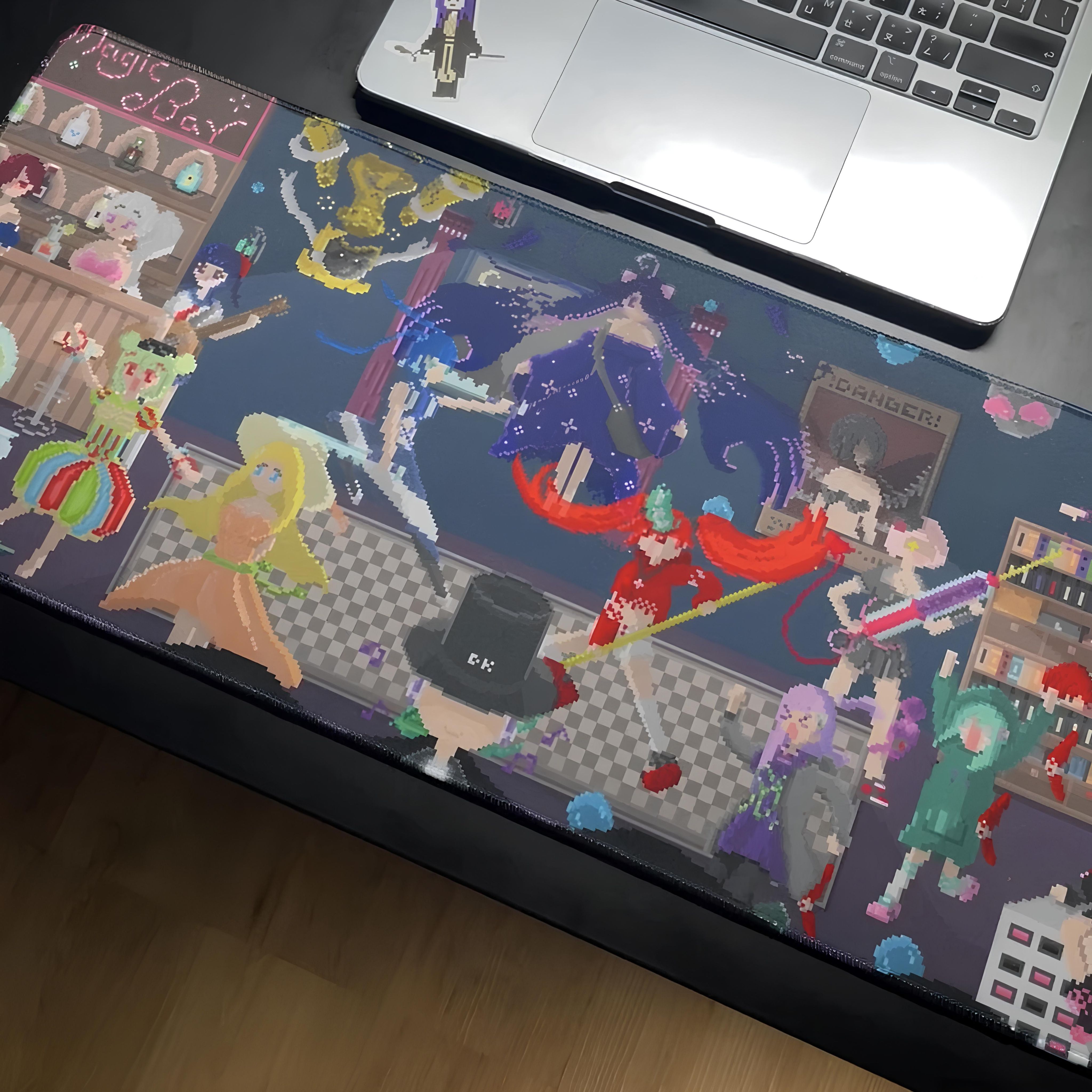 歌曲人物具現『畫』- 結局紀念滑鼠墊｜搭包邊設計