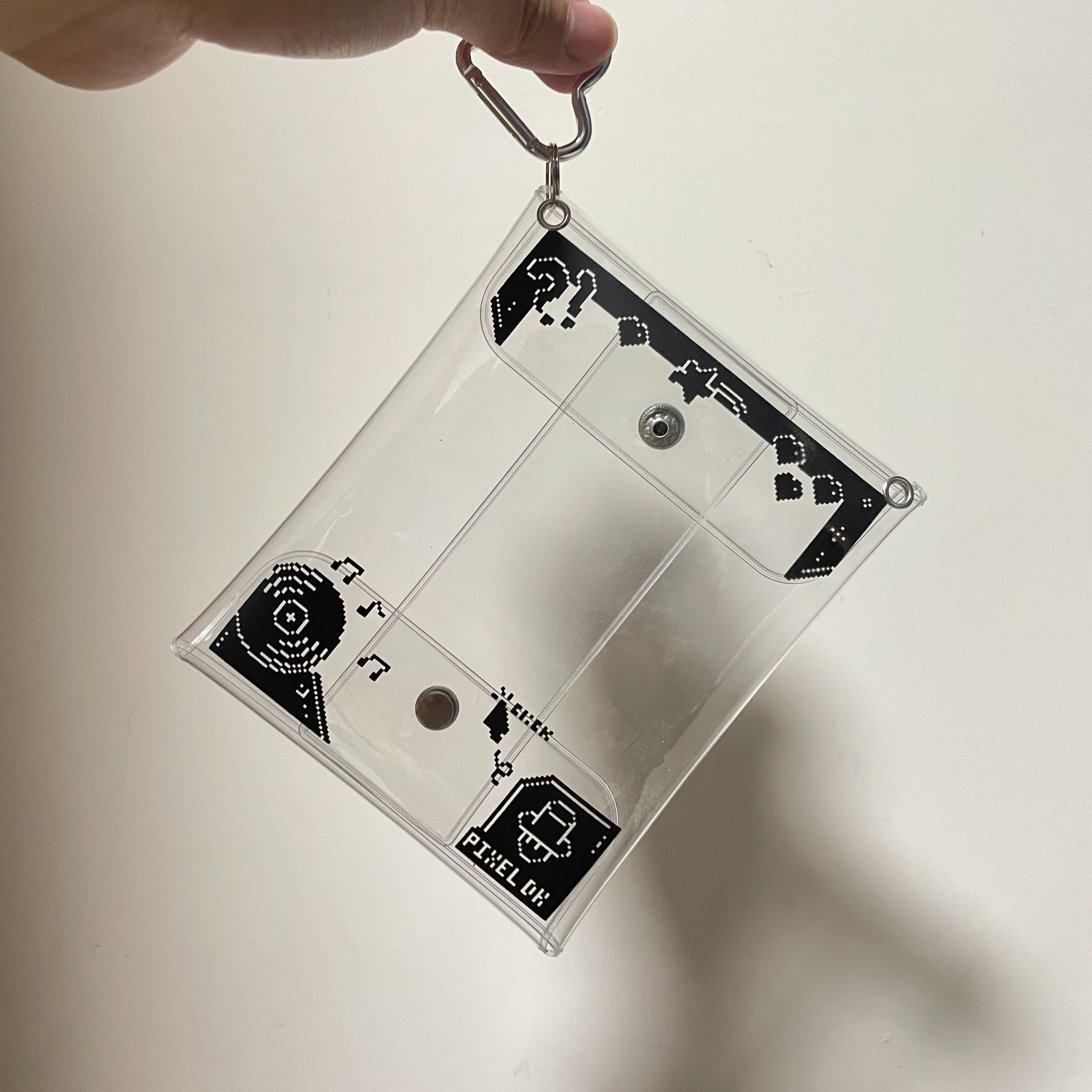 DK黑色像素娃娃收藏包