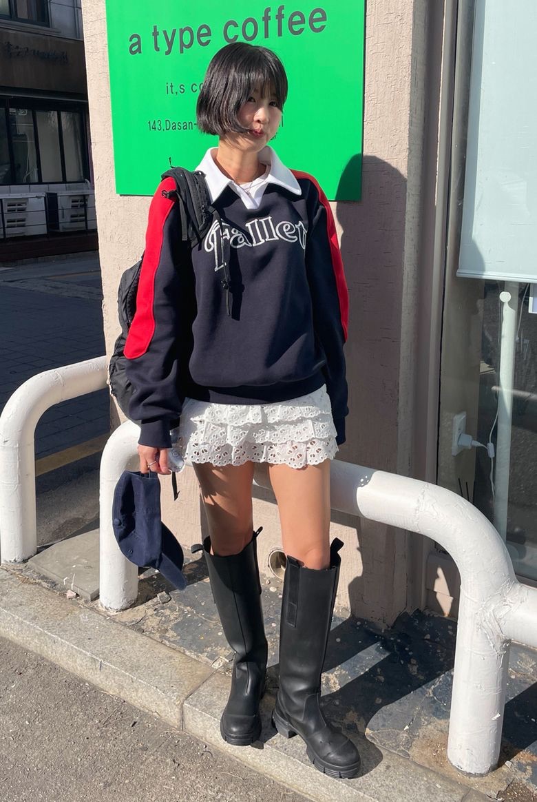 fallett 스포티 카라 맨투맨