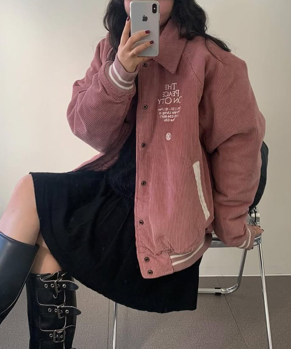 Urbandtype 夾克外套 코듀로이 래글런 자켓