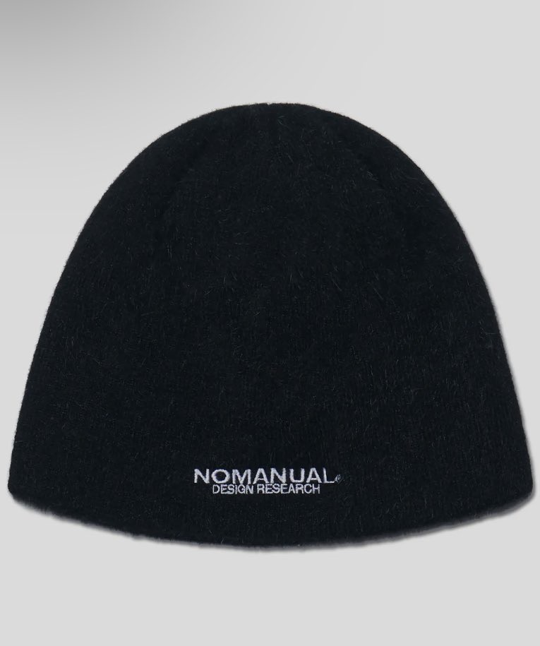 Ahyeon/金道勳/成淏同款 NOMANUAL NM HAIRY BEANIE