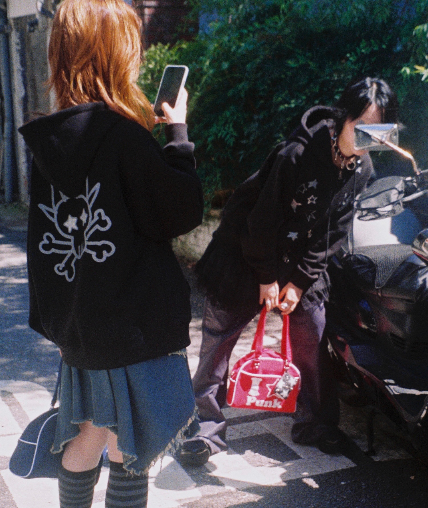 Istkunst STAR SKULL HOOD ZIP UP