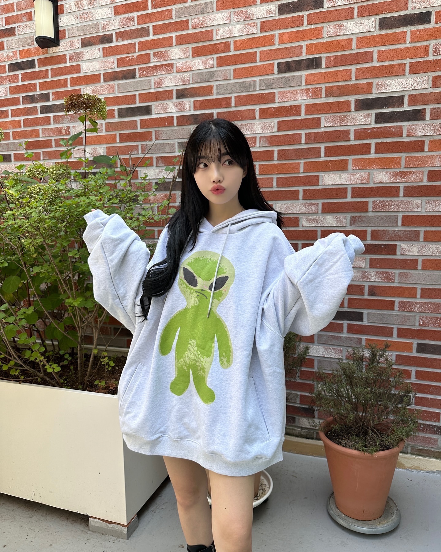 Hoodhood 外星人 帽踢