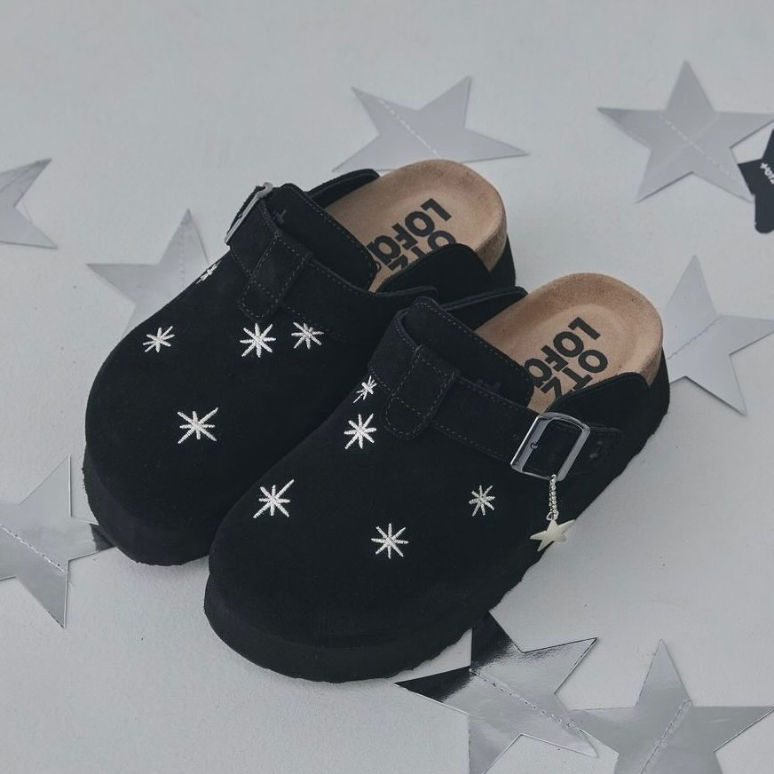 OTZ 星星 拖鞋 토피 스웨이드 클로그 FLOTFA3W49