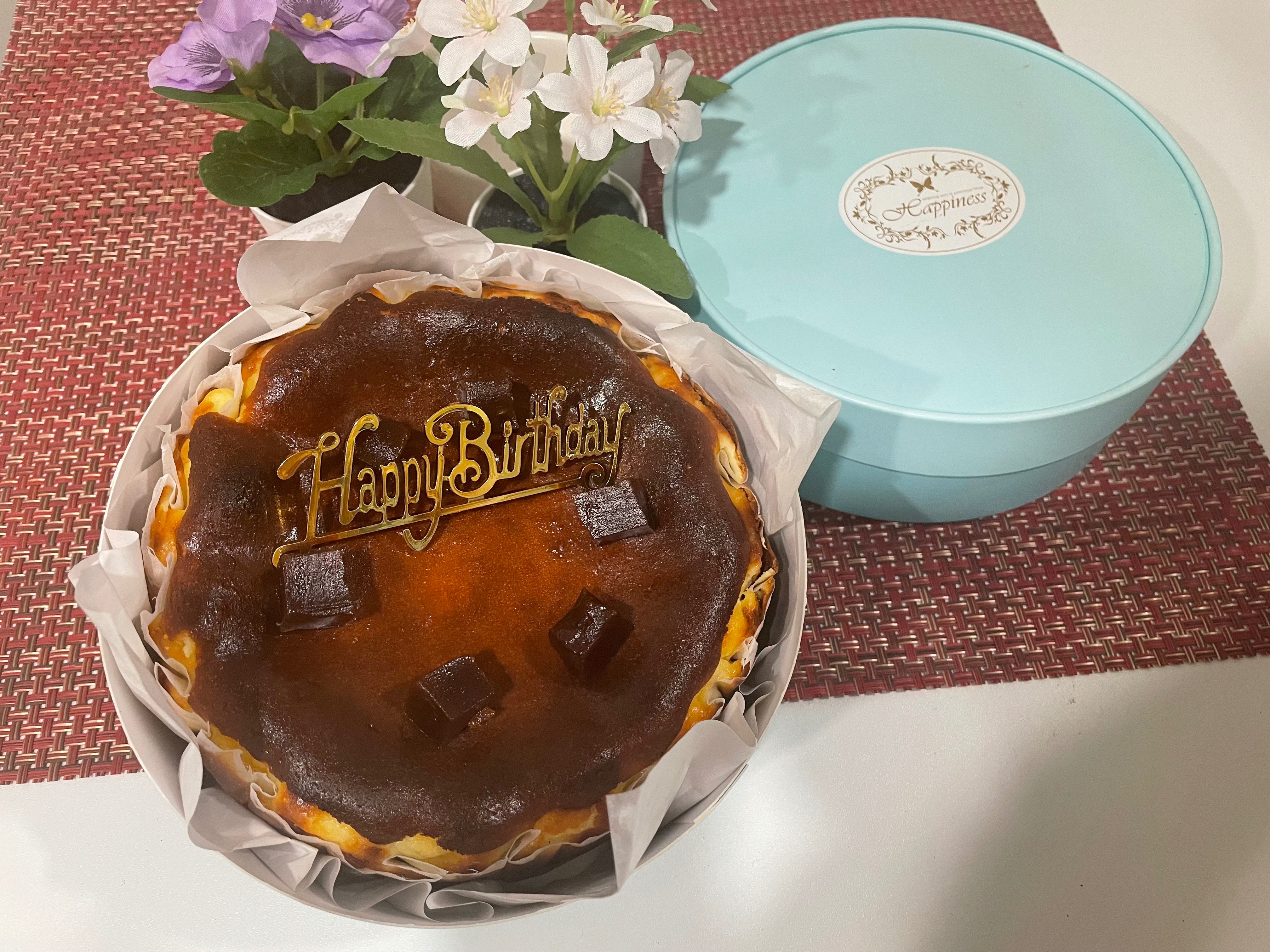 黑糖麻糬巴斯克乳酪蛋糕