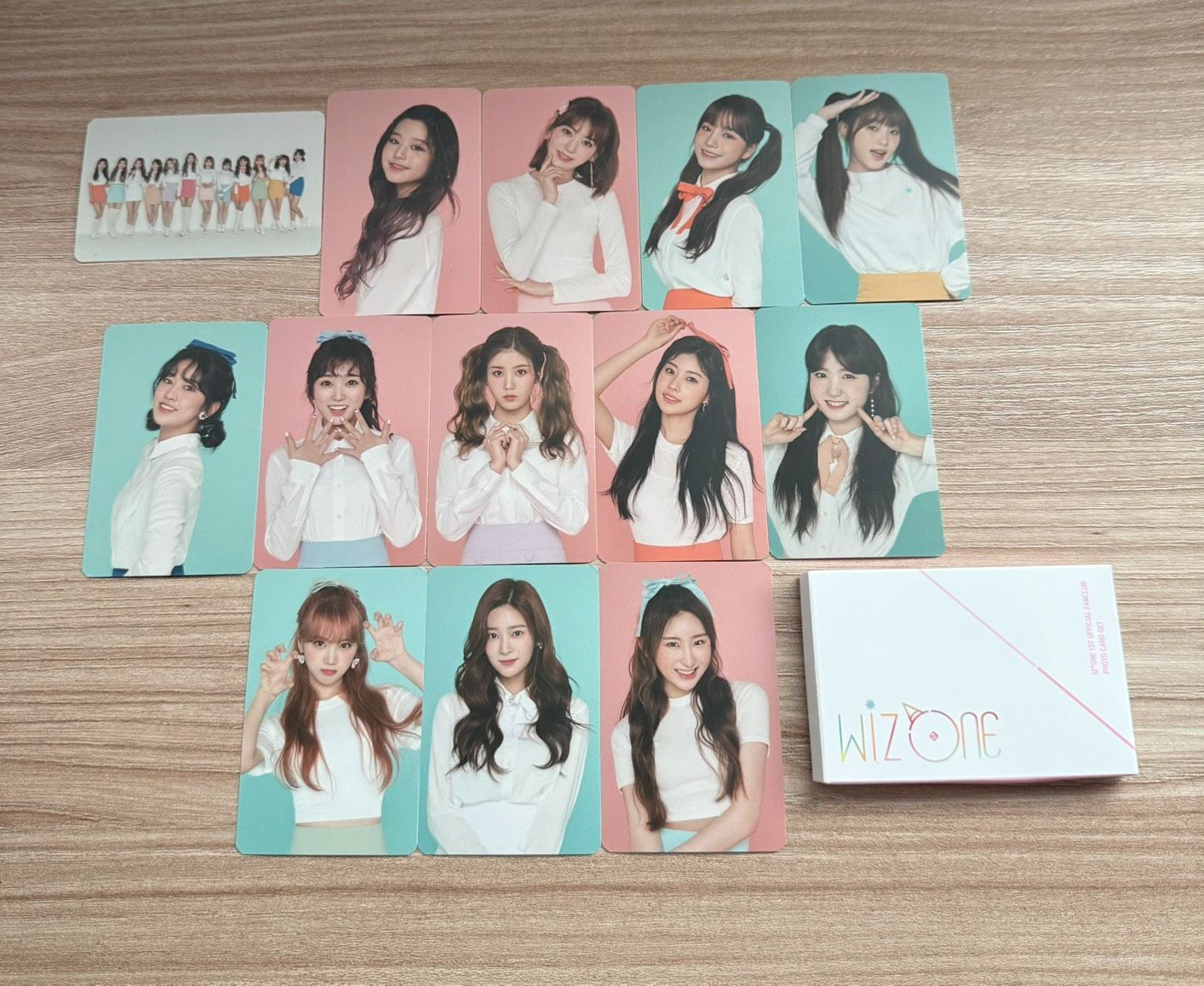 WIZ*ONE 一期會員禮小卡（13張）