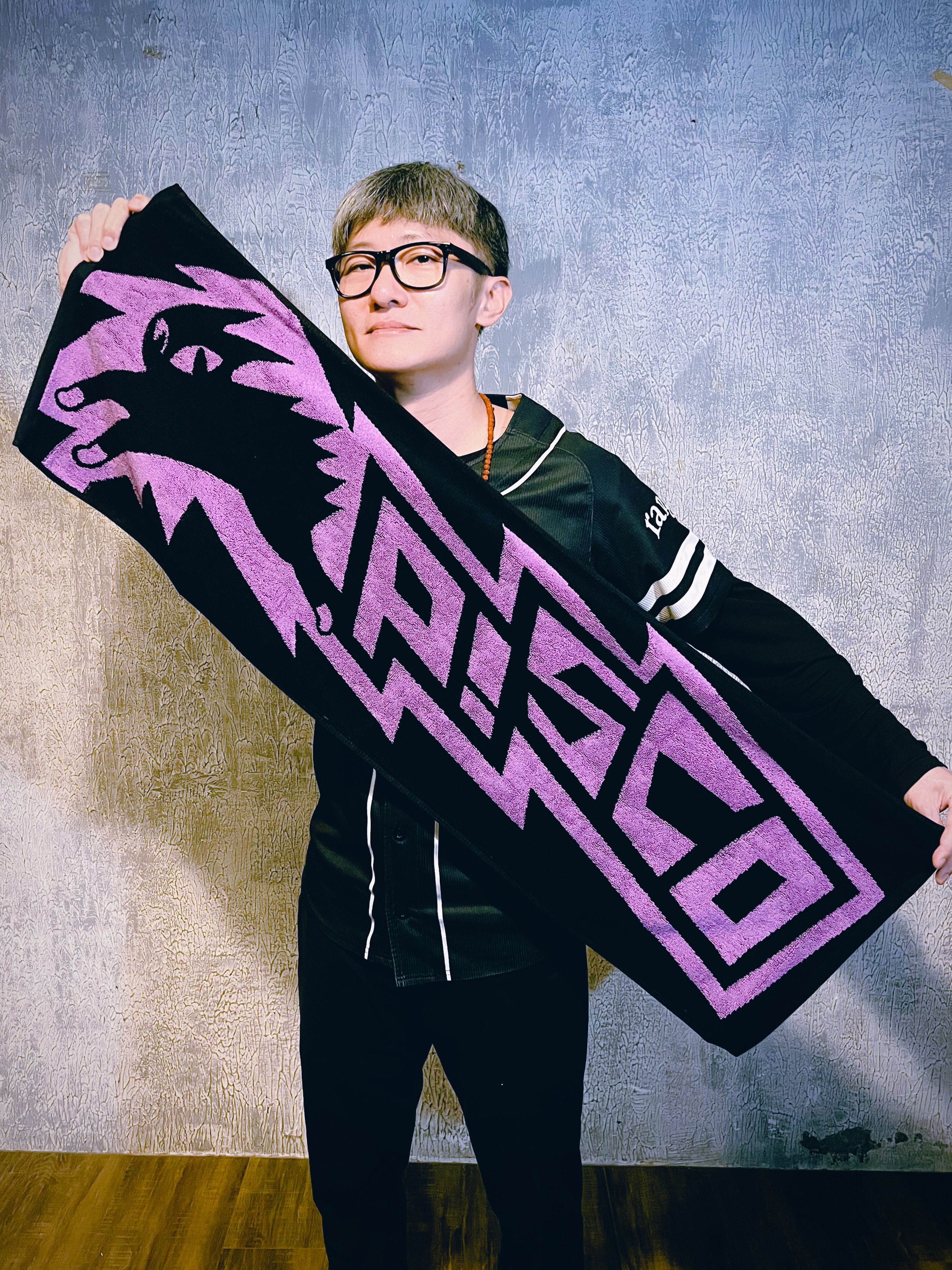 【生活】雷霆之喵毛巾（紫色款）