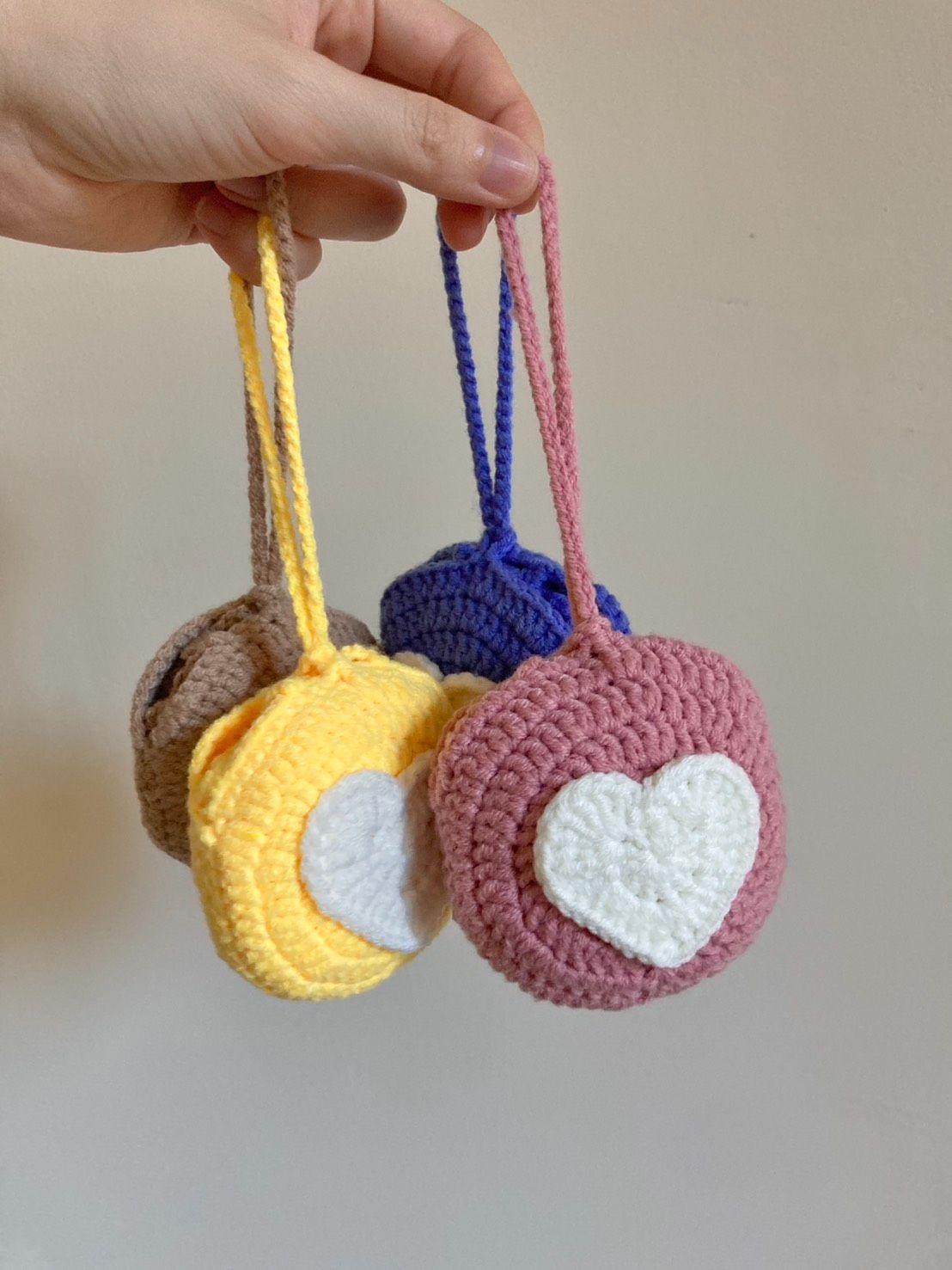 【現貨-針織手作】可收納飲料提袋/購物袋/客製顏色