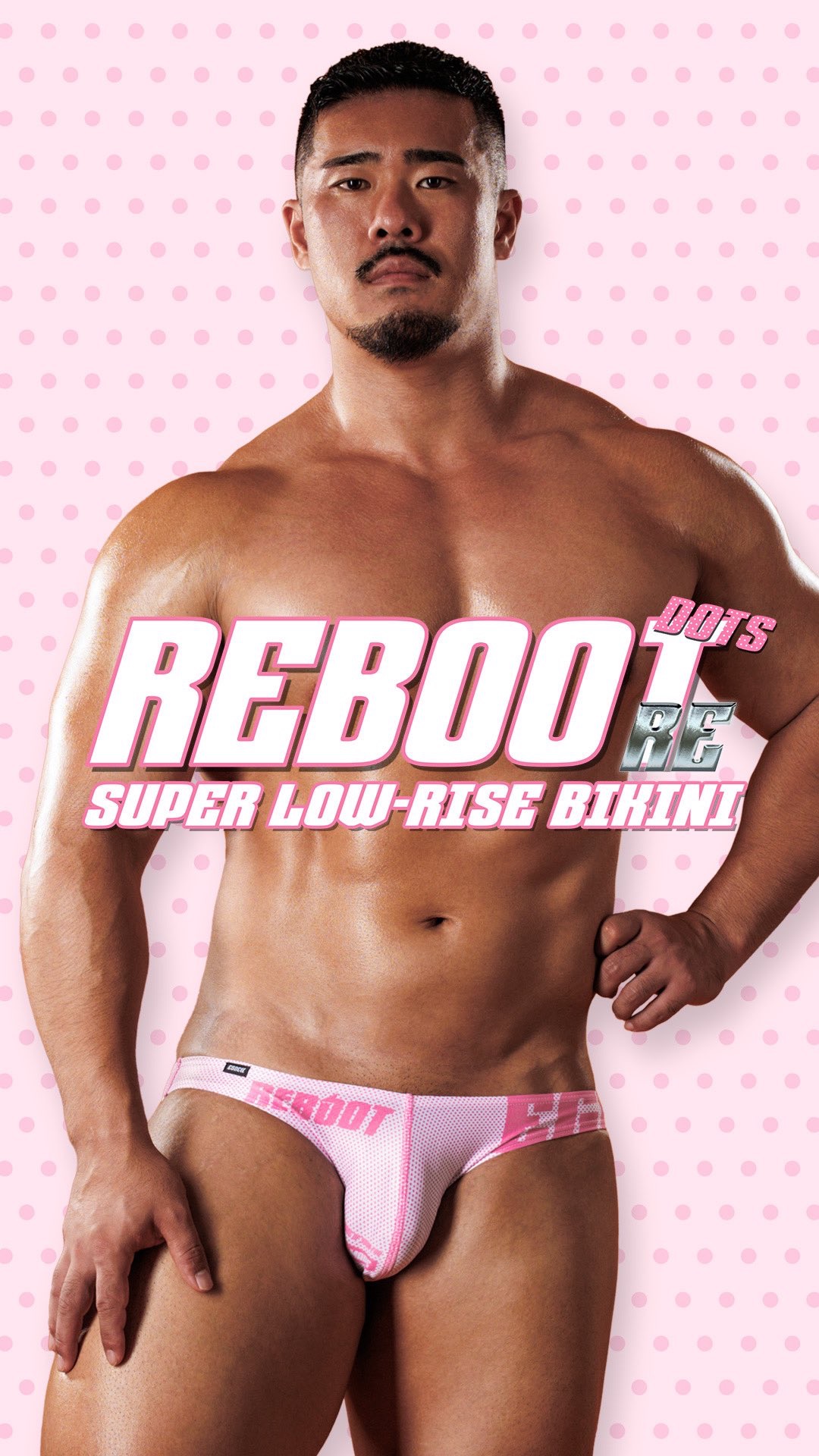 （已完售）（全新正貨）日本EGDE（L＆2XL號）REBOOT RE DOTS 低腰三角內褲（秒殺完售款）