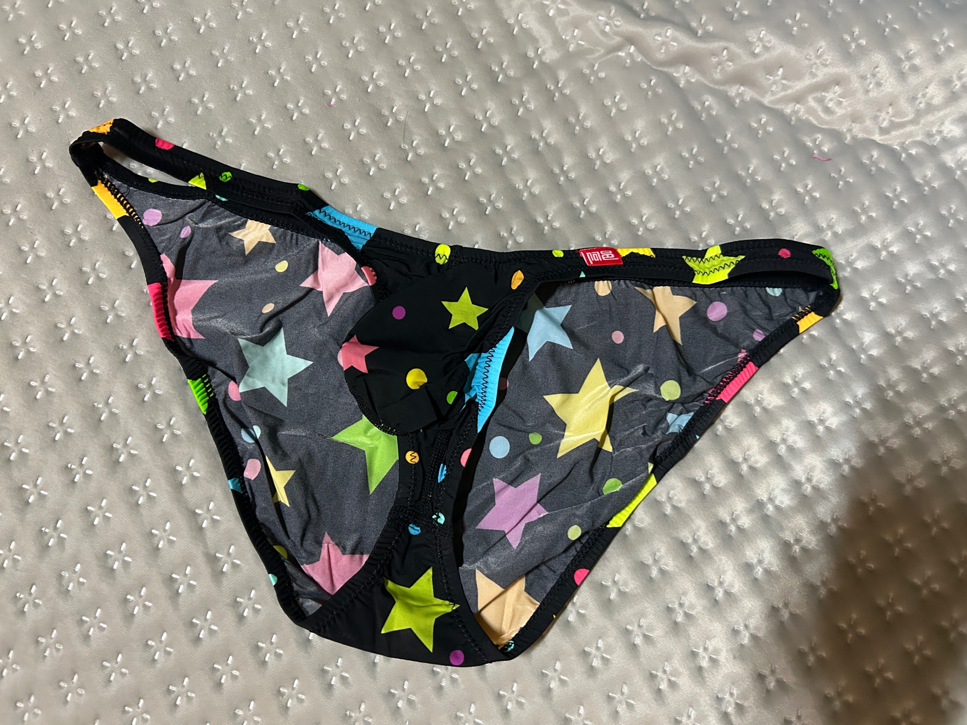 （清倉甜甜價）阿邑（3XL號）印花圖騰低腰囊袋三角（日版正常碼）