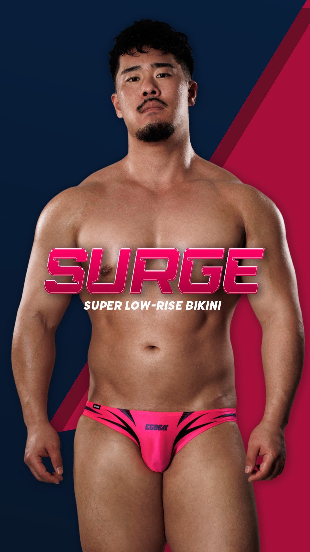 （全新正貨）日本EGDE（M-2XL號） SURGE低腰三角內褲
