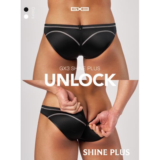 （全新正貨）日本GX3（XL號） SHINE PLUS泳型拉鍊低腰三角內褲（版偏小.請選大一碼）