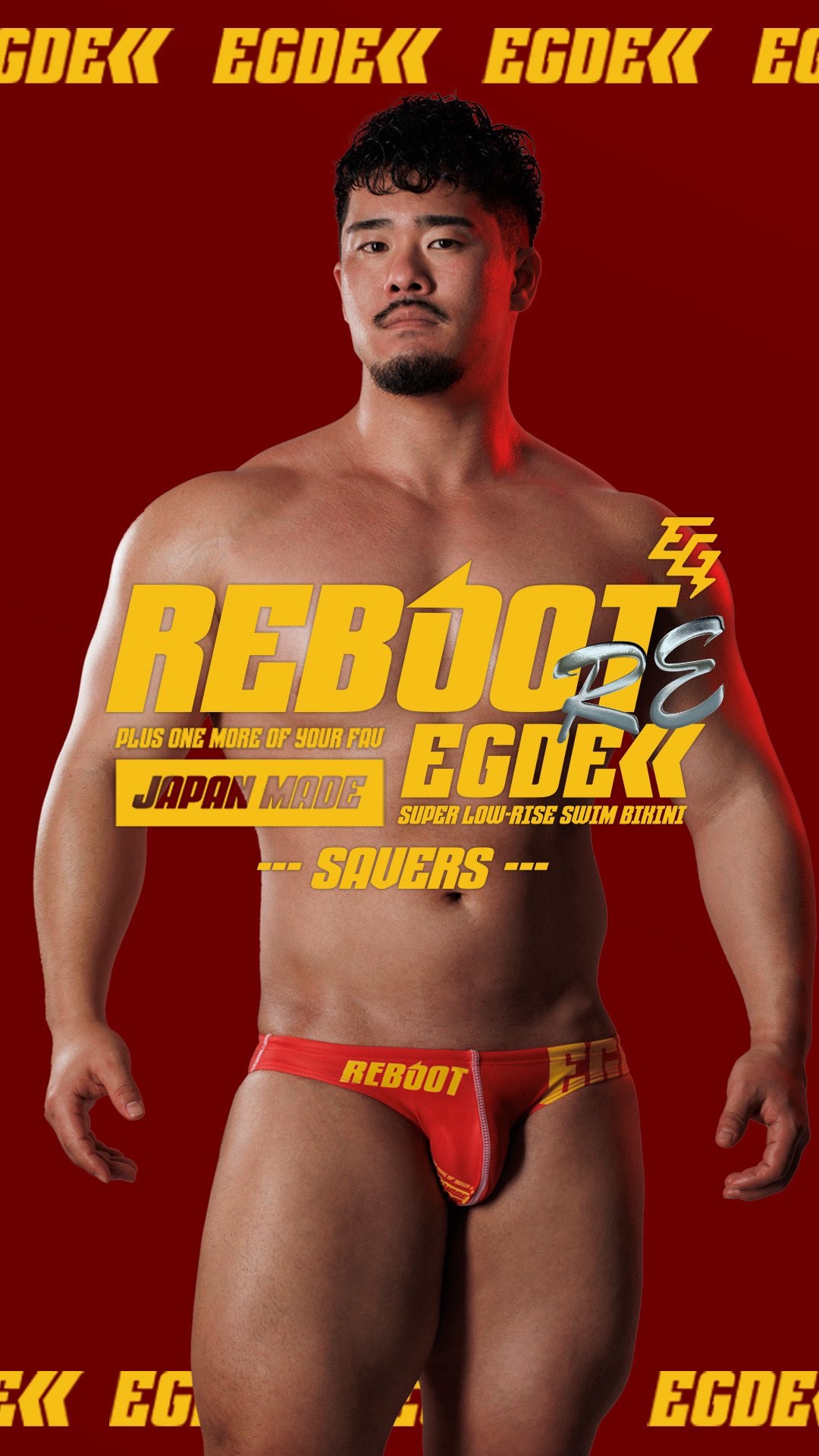 （最後一件.全新正貨）日本EGDE（L號）REBOOT RE SAVERS低腰三角泳褲（多次補貨.秒殺完售款）