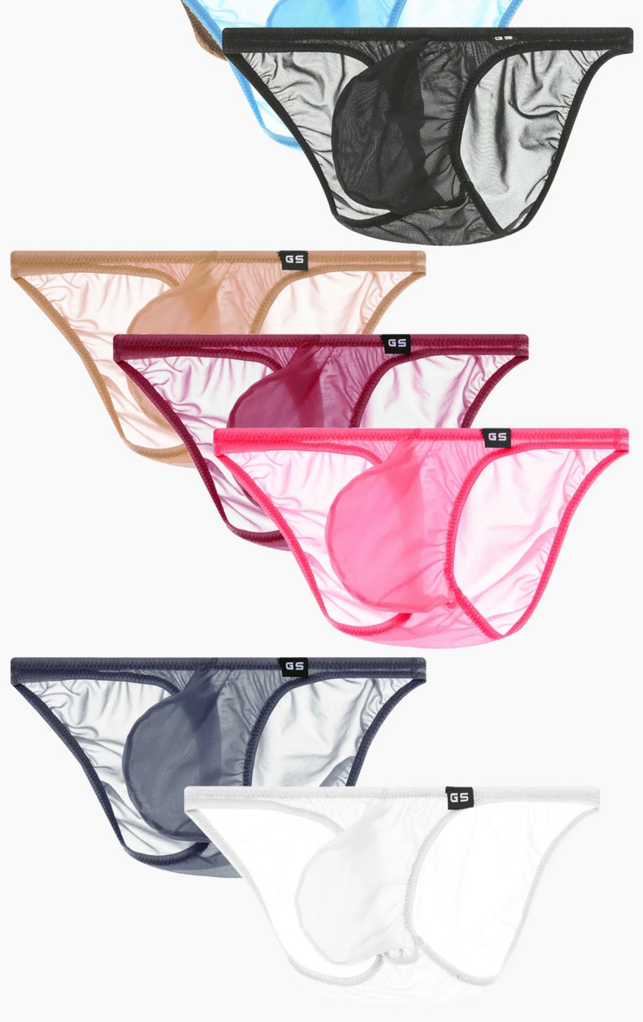 （全新正貨）日本G-Station（L-3XL號） MASK SKIN 裸感低腰囊袋比基尼（版小款.請選大一碼）