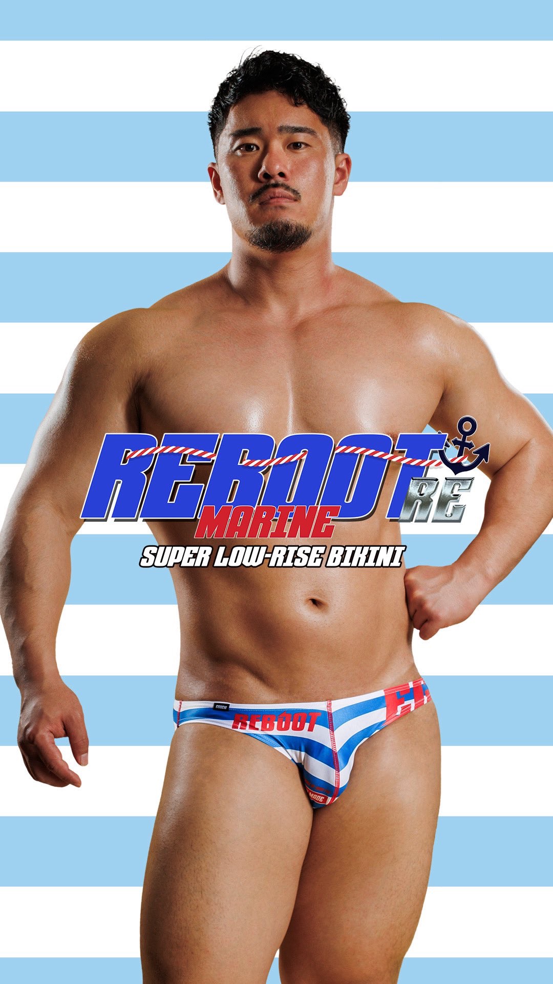 （最後一件.全新正貨）日本EGDE（L號） [4036]REBOOT RE MARINE 低腰三角內褲