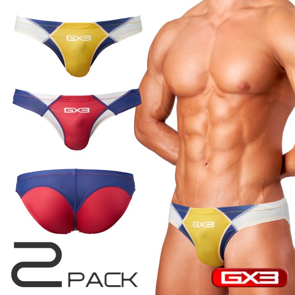 （全新正貨）日本GX3（XL-2XL號）GLOSS SPORTS SPLASH繽紛泳褲型三角內褲（版偏小）