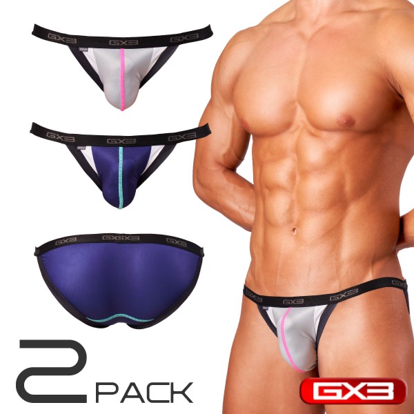 （全新正貨）日本GX3（XL-2XL號） 光澤霓虹運動比基尼三角