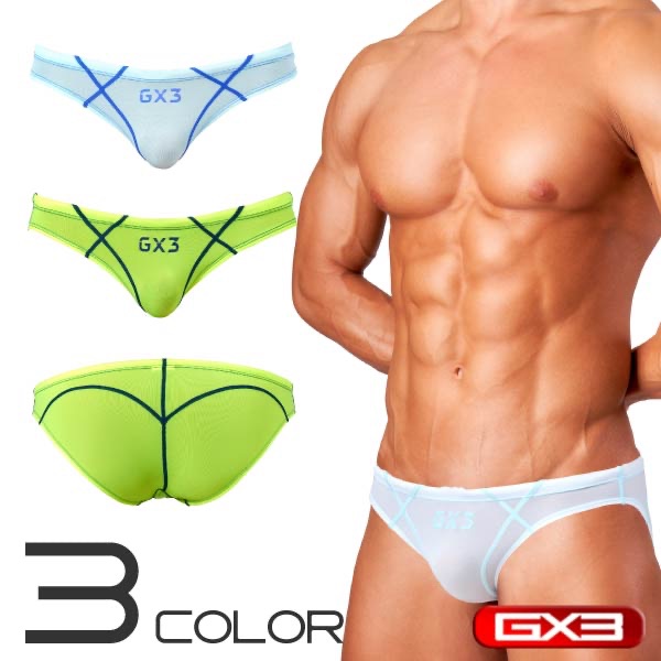 （5/1上架.全新正貨）日本GX3（L-2XL號）透感低腰三角泳褲